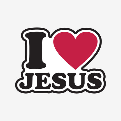 I Love Jesus Sticker