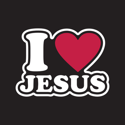 I Love Jesus Sticker