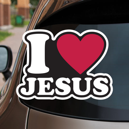 I Love Jesus Sticker